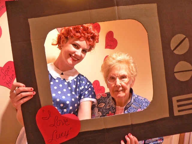 St. Francis Commons Love Lucy With Birthday Celebration!