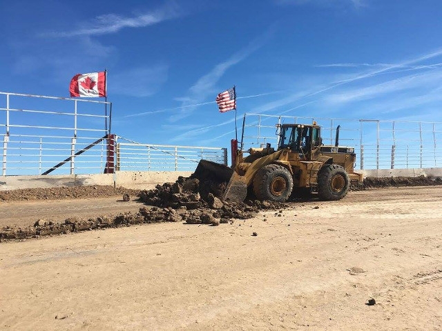 Clay Removal Moving Full Steam Ahead at Speedway