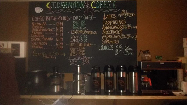 Cidermoon Coffee steps Up to new location