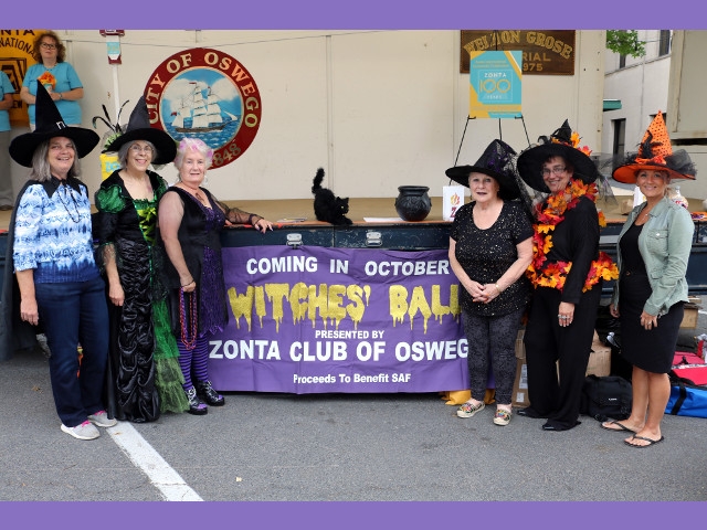 Zonta Club's "Witches Ball" to Benefit SAF Program