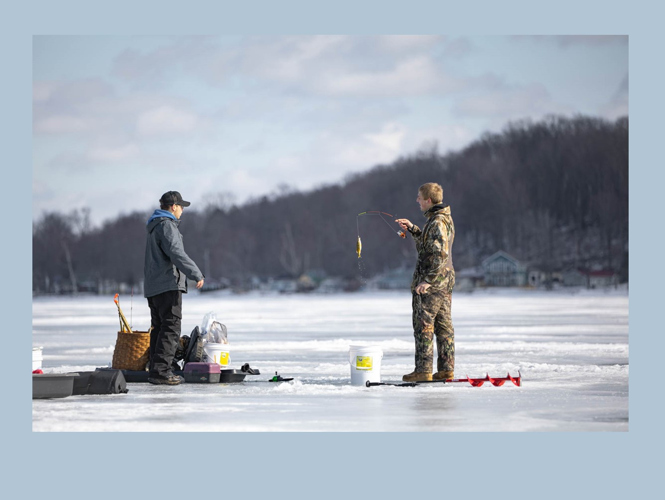 Enjoy Ice Fishing in Oswego County This Winter