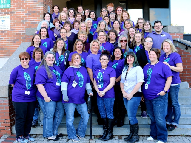 DSS Goes Purple to Raise Awareness of Domestic Violence