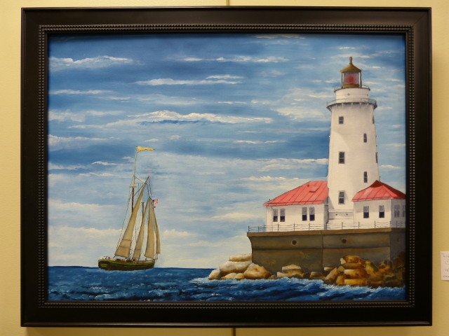 Meet Oswego Public Library's Current Artist, Judy Malone