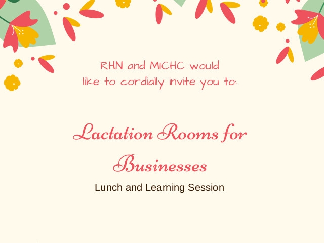 Lactation Rooms for Businesses Lunch and Learn Session