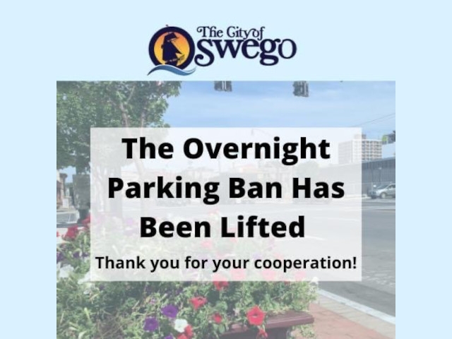 Mayor Barlow Lifts Winter Parking Ban in Oswego