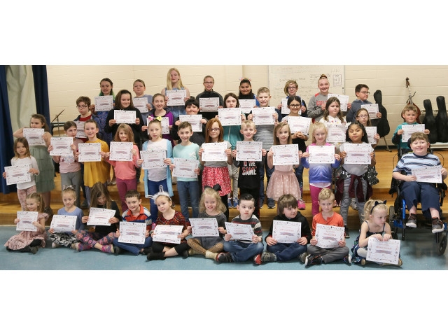 Self-Control Recognized at Granby Elementary School