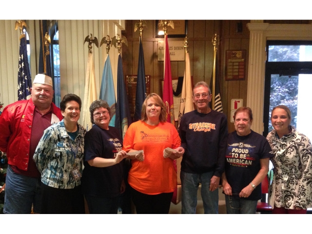 VFW Post 5885 'Adopts' Five Leighton Elementary School Students