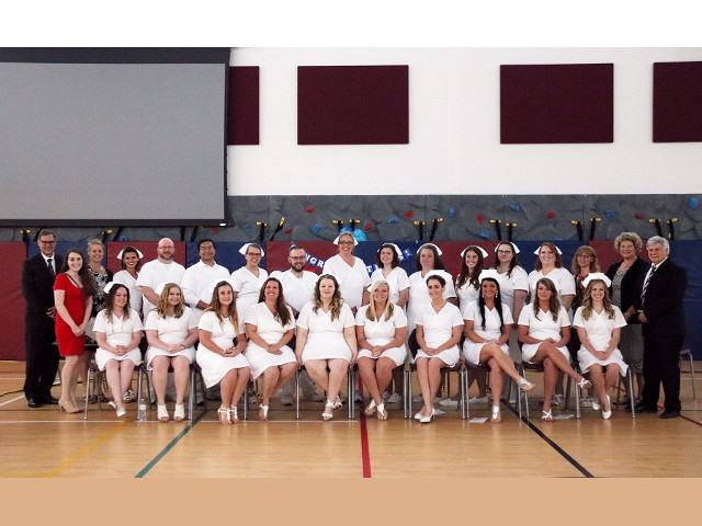 Twenty-one CCCE Practical Nursing Students Ready for Careers