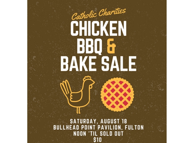 Catholic Charities Chicken BBQ &amp; Bake Sale Aug 18th