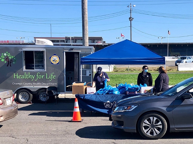 Oswego County Departments Partner on “Healthy for Life” Trailer