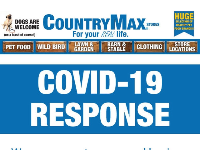 CountryMax Message Pertaining to COVID-19 Virus