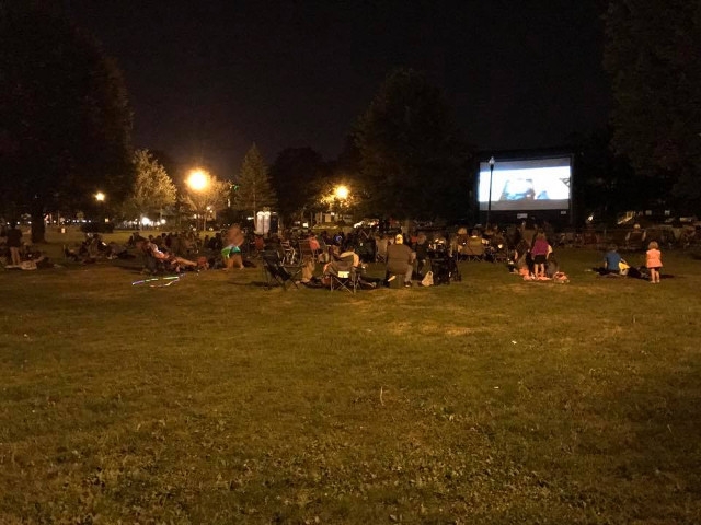 Free Movie Night at Franklin Square Park a Big Success