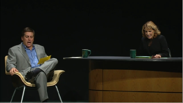 Steve Levy, Deborah Stanley Tape "The Tomorrow Show"