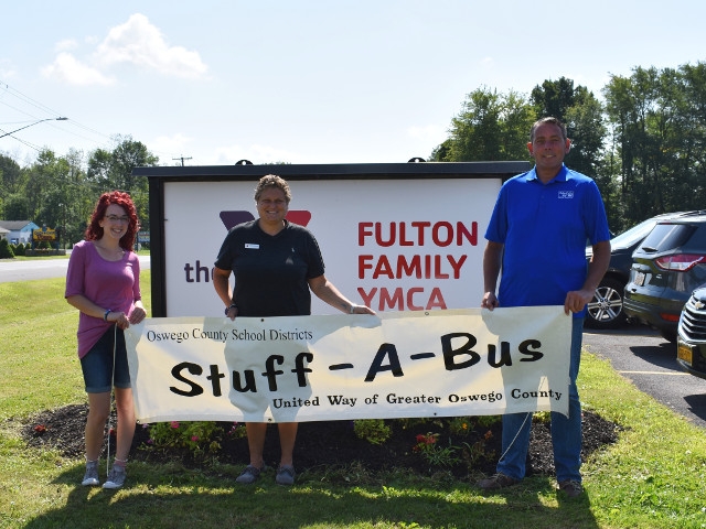 Fulton Family YMCA Supports 2019 Stuff-A-Bus Campaign