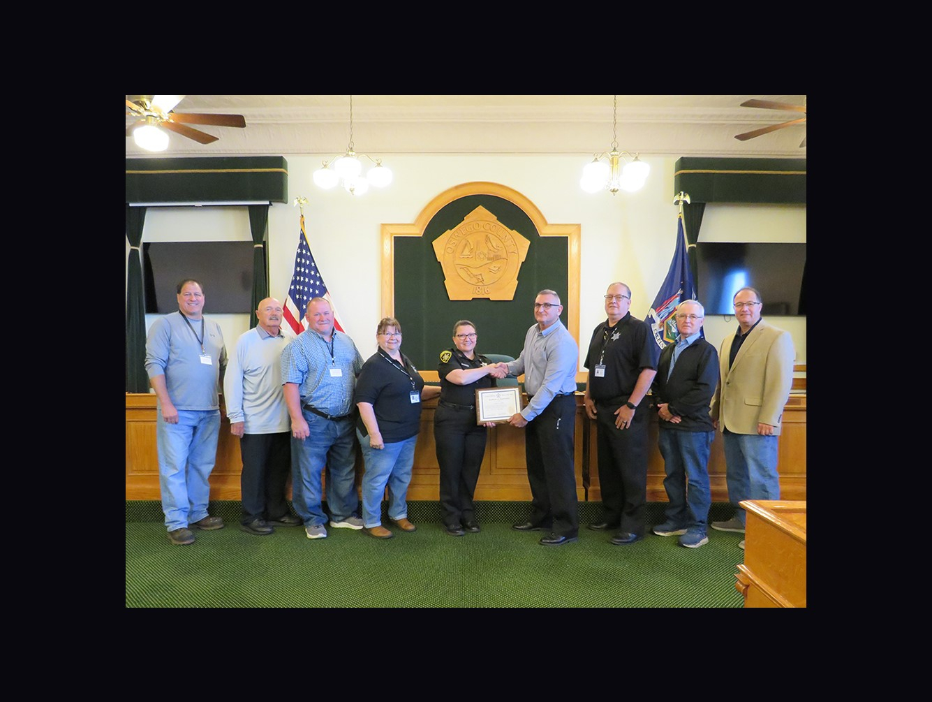 Oswego County Recognizes Godden for 25 Years of Service