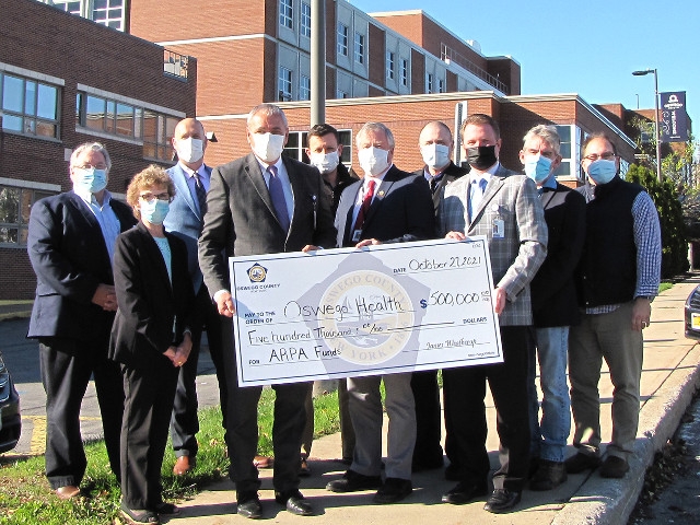 Oswego County Distributes ARPA Funding to Oswego Health