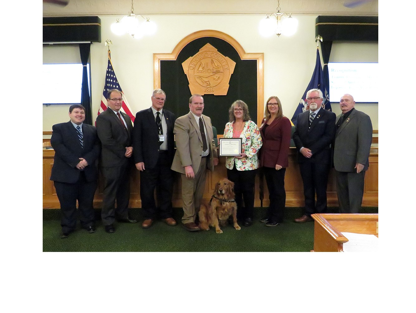 Thompson Retires After Over 30 Years With Oswego County