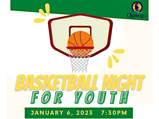 Mayor Barlow Announces Youth Basketball Night With Oswego State Men’s Basketball Team
