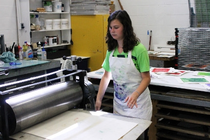 `Painterly Prints` to showcase student monotypes at Oswego State Downtown