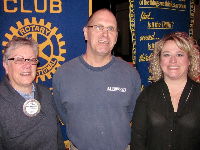 Greg Mills of Murdock's Presents to Oswego Rotary