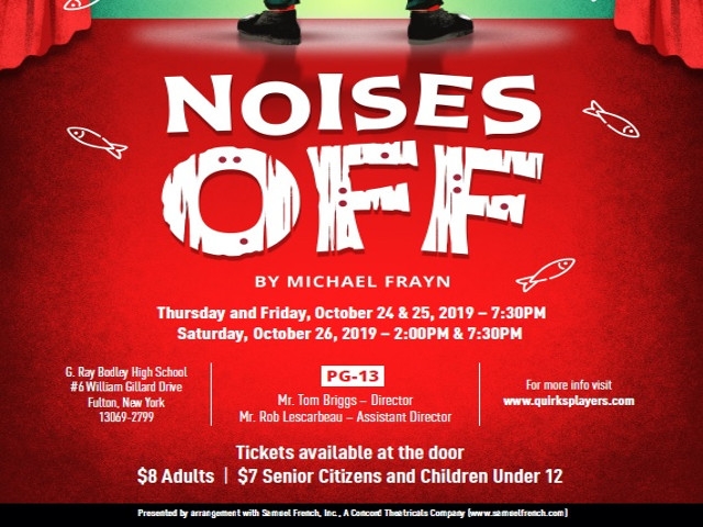 GRB Quirk’s Players to Present 'Noises Off' Oct. 24-26