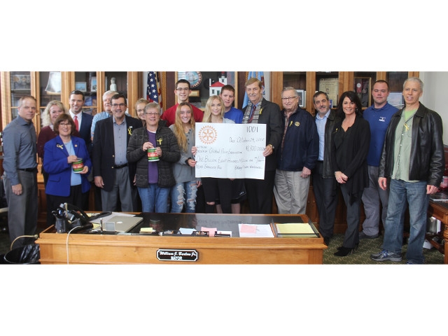 Oswego High School Interact Club Recognizes 2018 World Polio Day