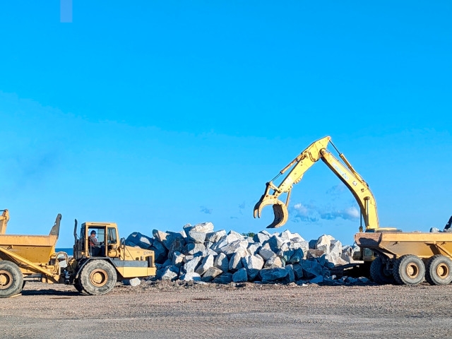 $35 Million in Break Wall Repairs Underway at Port of Oswego