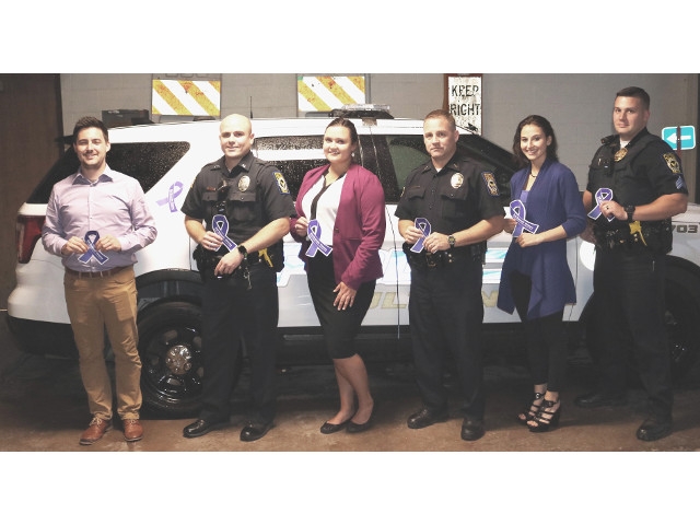 Fulton City Police Support Domestic Violence Awareness Month