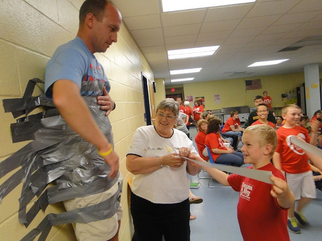 All Taped Up for `Jump Rope for Heart`
