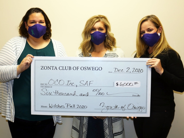 Zonta Club of Oswego Aids OCO SAF Program