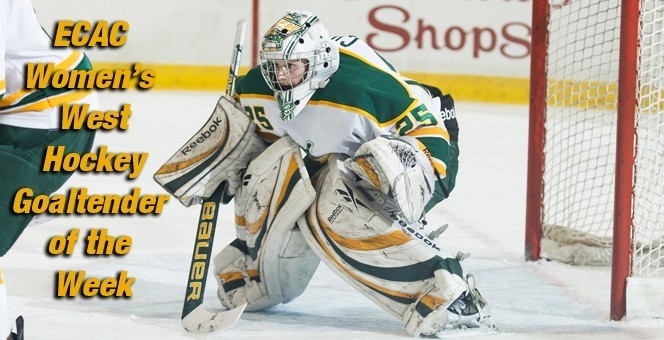 Cote of Oswego women`s ice hockey named Goaltender of the Week