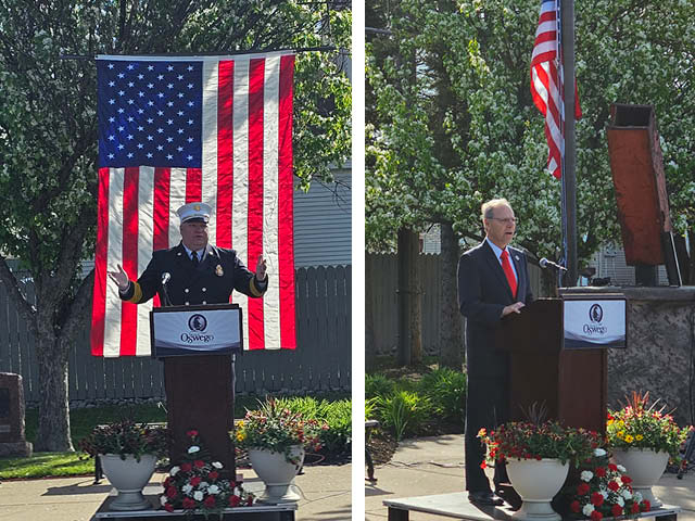 Oswego Honors Heroes during Fallen Firefighters Memorial Service
