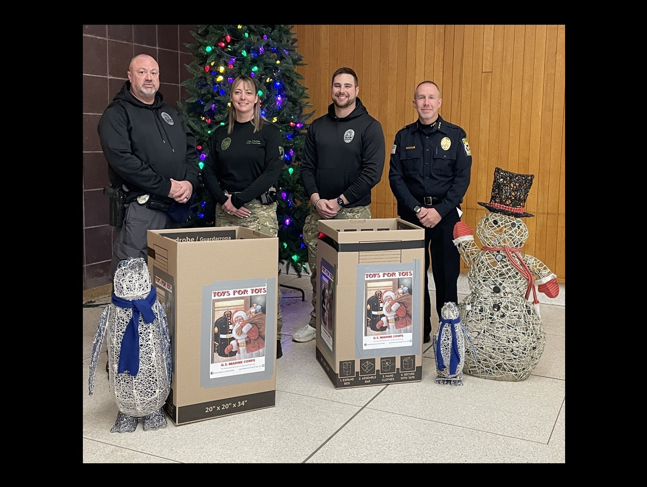 Fulton Police Department Partners with Marine Corps Reserve Toys for Tots to Support Children in Need