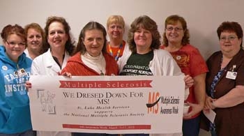 St. Luke staff come together to raise awareness for MS
