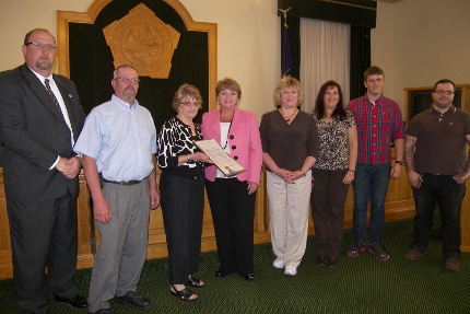 Williams family accepts recognition from state