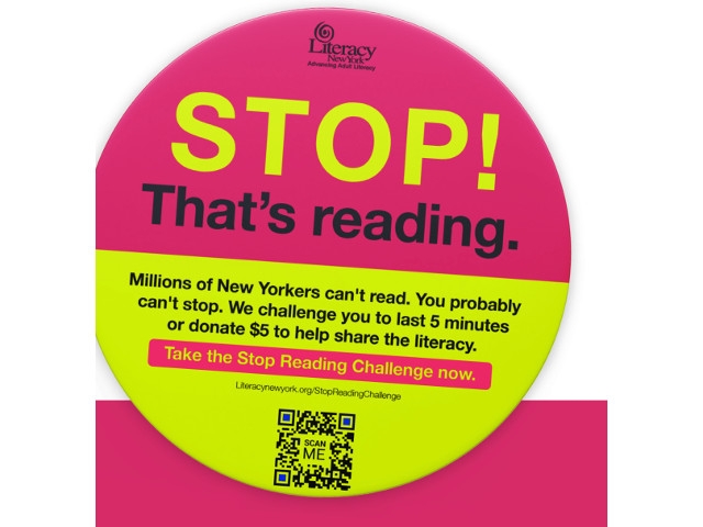 Literacy NY Issues ‘Stop Reading Challenge’ for Literacy Month