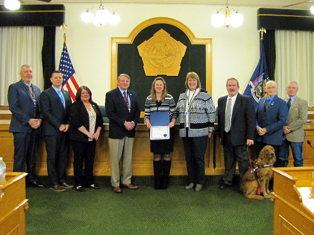 Oswego County Legislature Recognizes Cheryl Rox