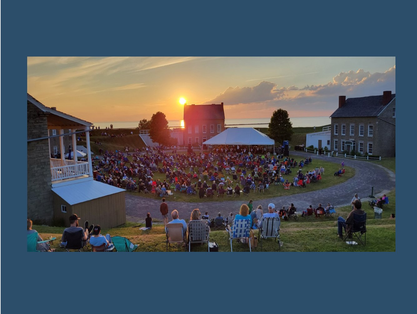 Syracuse Orchestra Performs Inside Fort Ontario July 1