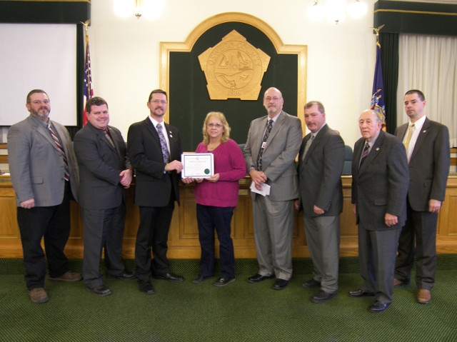 County Legislature Honors Pam Austin For Service