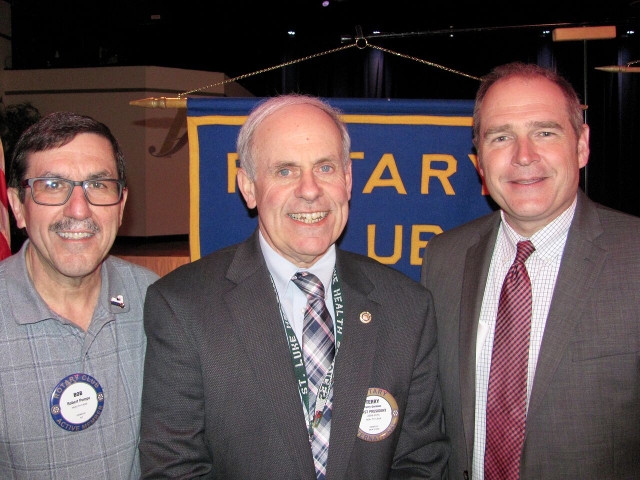 Professor Michael Streissguth Presents to Oswego Rotary