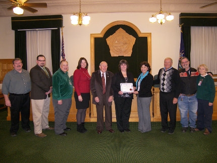 Oswego County recognizes Manno
