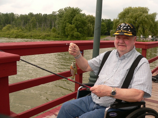 Fish Were Biting For Michaud Residents During Recent Outing