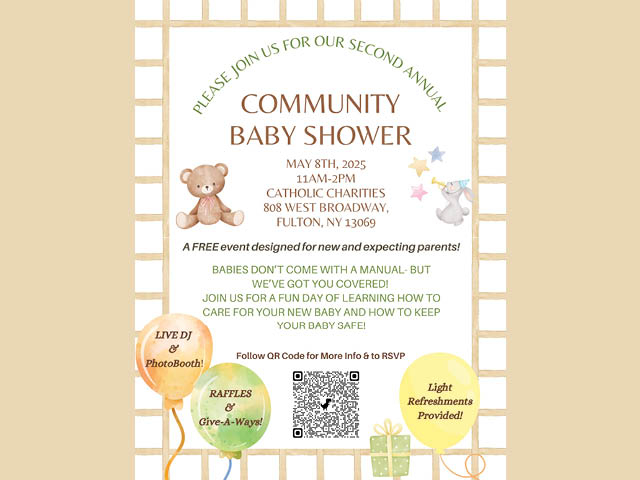 Free Community Baby Shower to be Held at Catholic Charities
