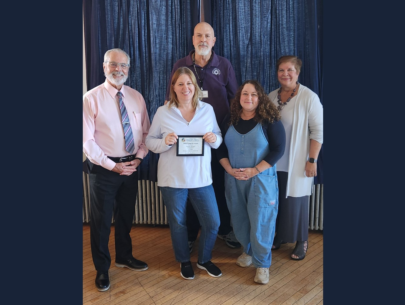 OCO Honors Crisis and Development Services Employees with Five Year Awards