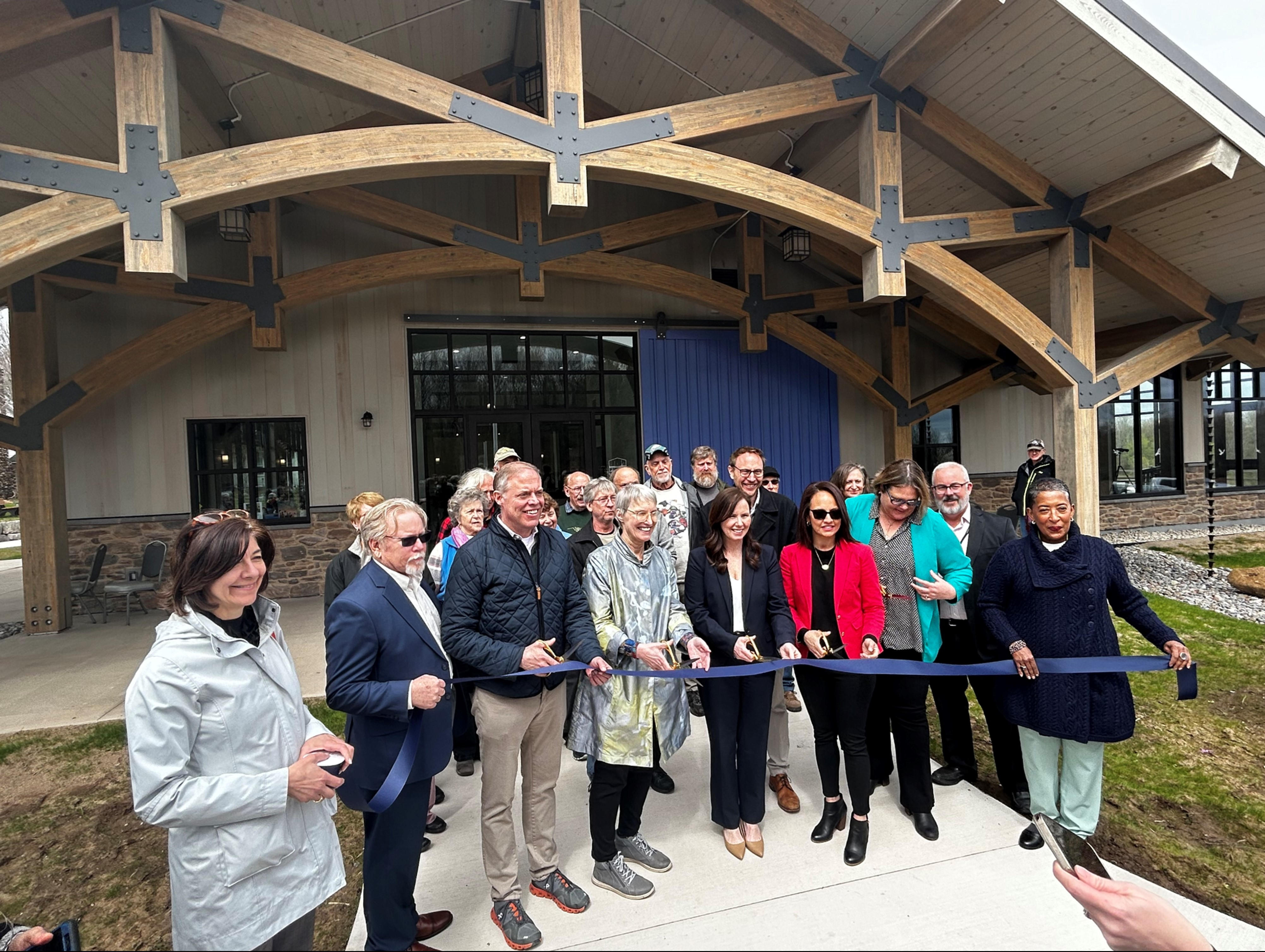 Assembly Minority Leader Will Barclay Attends Opening Day of Sterling Nature Center