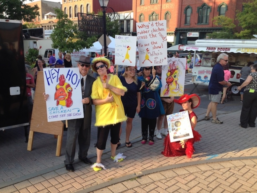 Oswego Players` Rubber Chicken Rally a Success