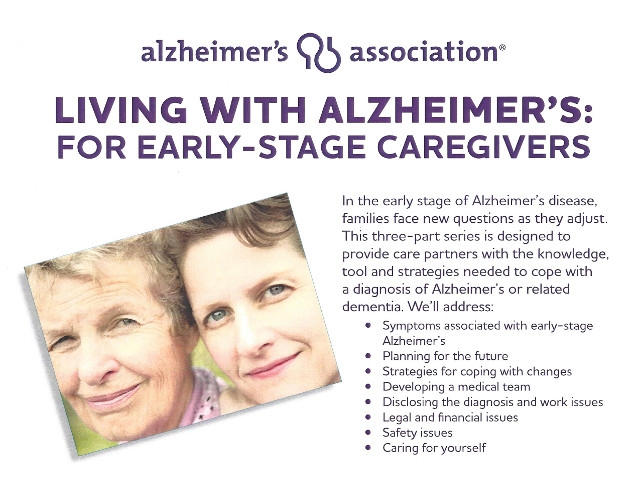 “Living with Alzheimer’s" Workshop at Bishop’s Commons June 8
