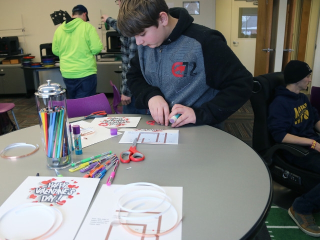 CiTi Library Activity Lights Up Valentines’ Day