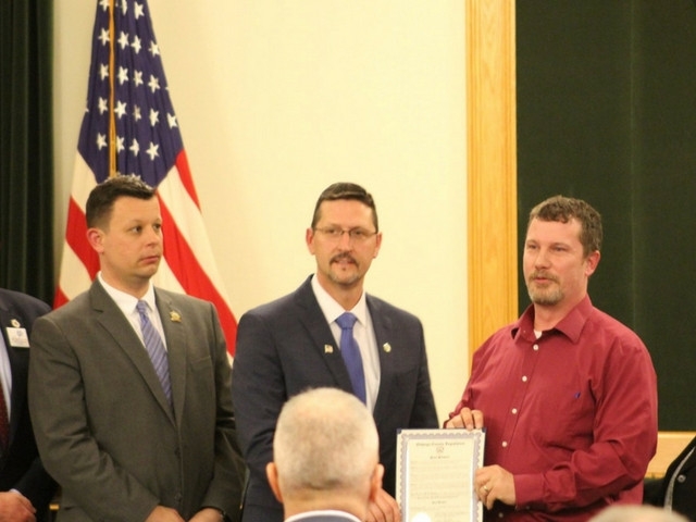 Paul Stewart Honored By Legislators