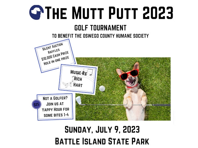 2nd Annual Mutt Putt Golf Tournament at Battle Island July 9th